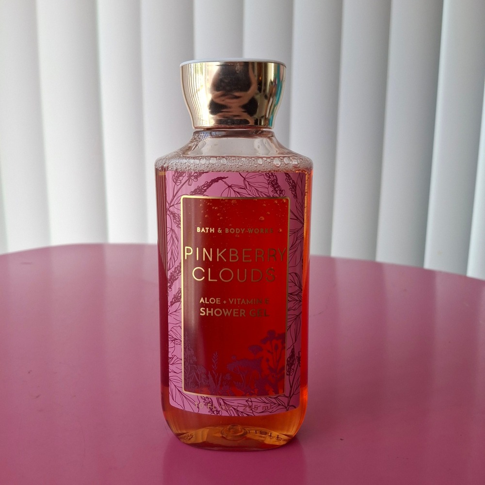 Bath & Body Works PINKBERRY CLOUDS Shower Gel 10 fl oz Discontinued
